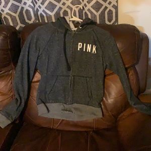 Pink Victoria secret zip up jacket